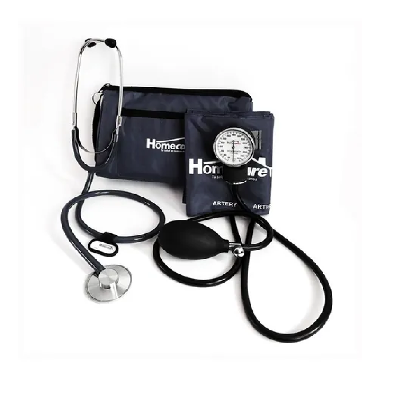 Kit Baumanómetro Con Estetoscopio Simplex Negro