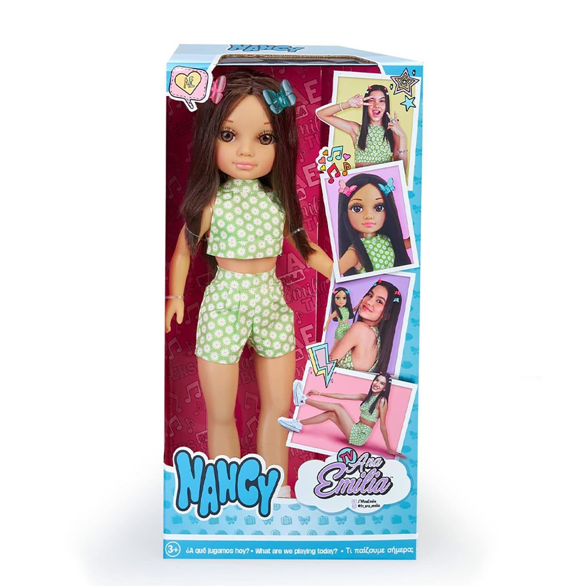  Nancy Influencer Un Día Con Tv Ana Emilia 45cm Altura Verde