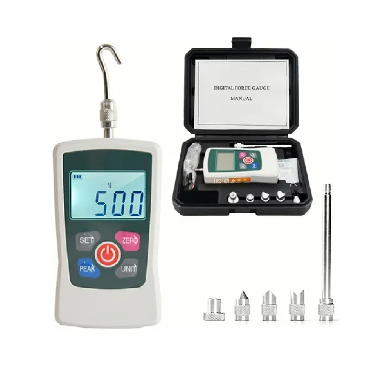 Medidor De Fuerza Digital N/kg/lb/oz Medidor Fuerza Empuje