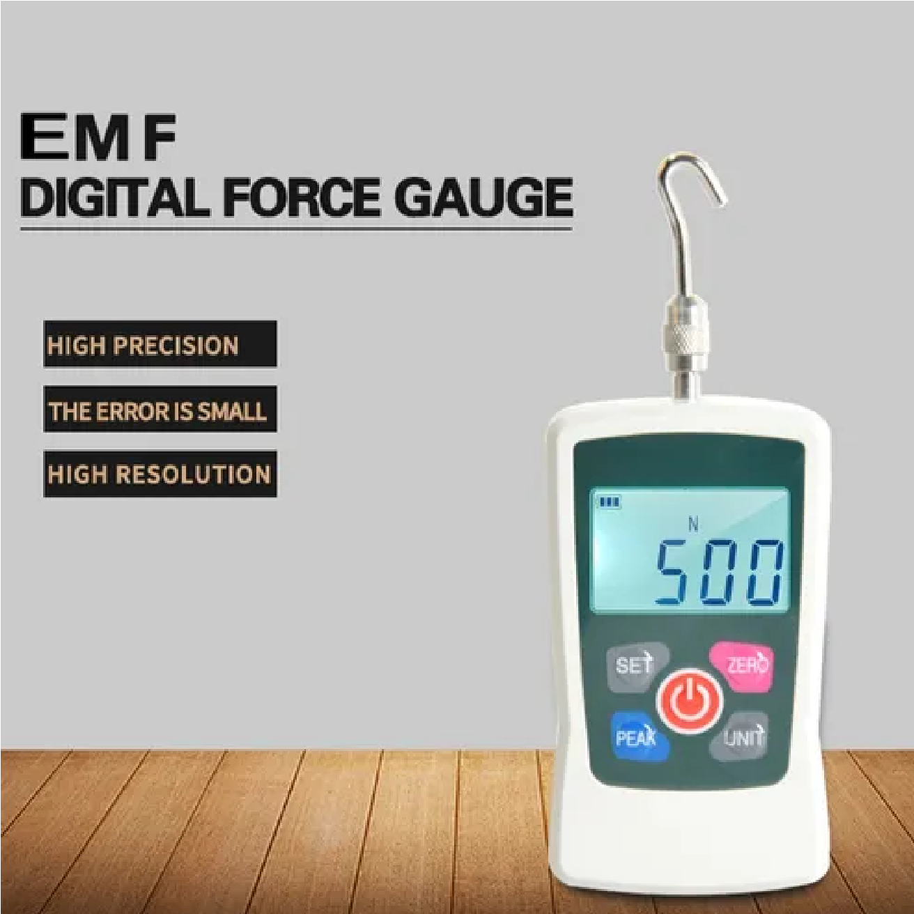 Medidor De Fuerza Digital N/kg/lb/oz Medidor Fuerza Empuje