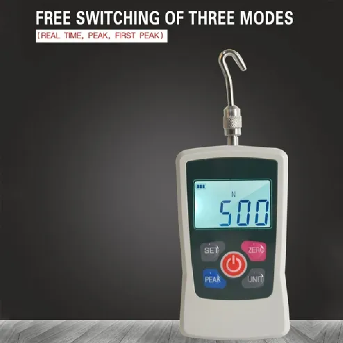 Medidor De Fuerza Digital N/kg/lb/oz Medidor Fuerza Empuje