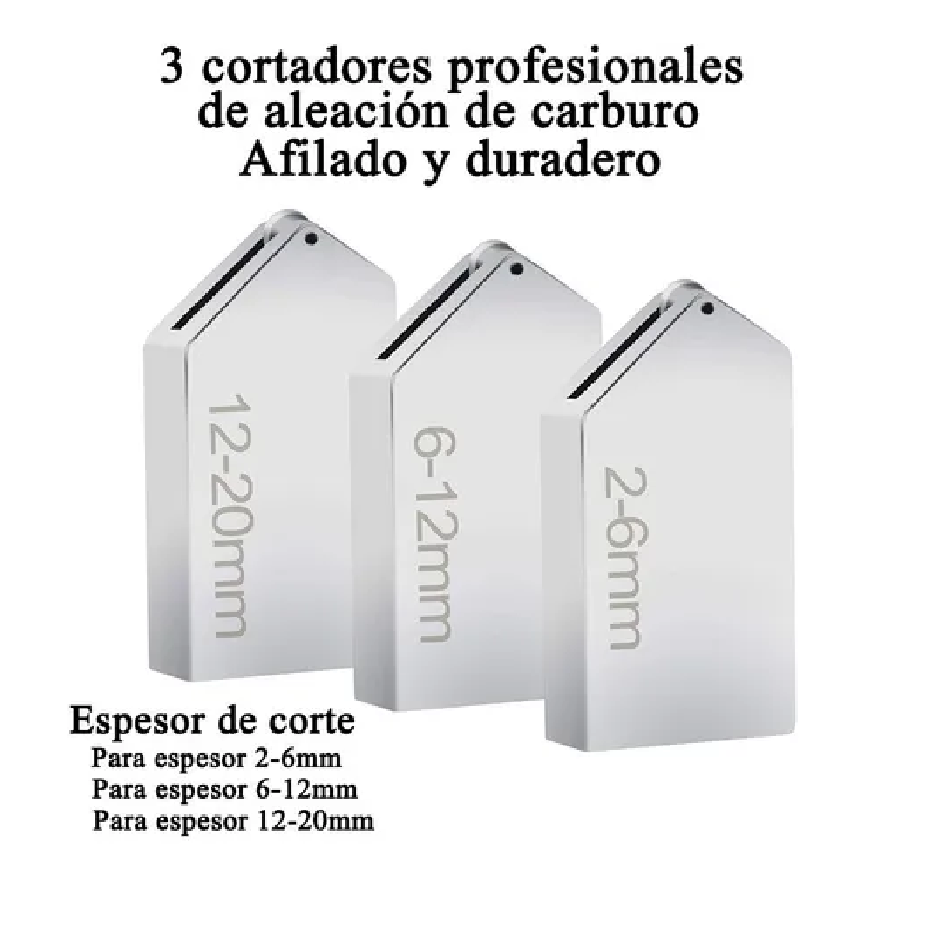 Juego De Cortador De Vidrio Profesional De 2-20cm