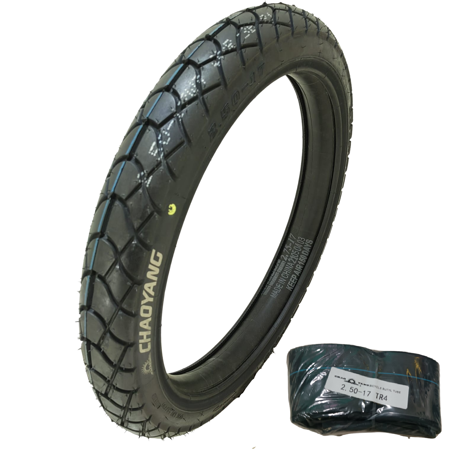 Llanta 2.50-17 H626 Chaoyang + Cámara