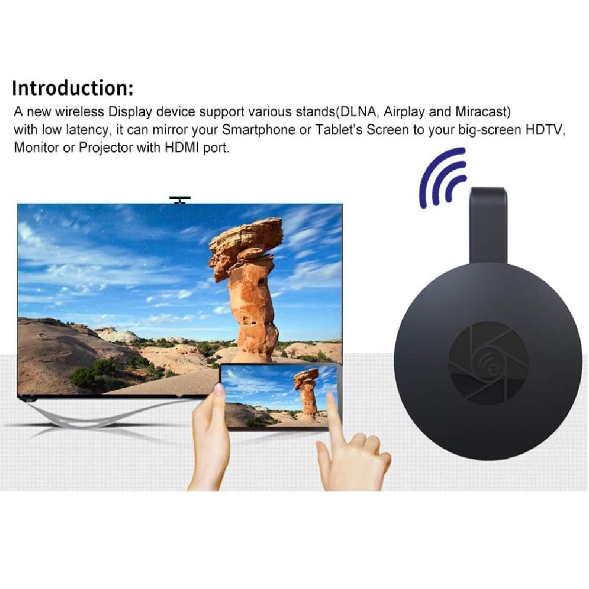 Adaptador Inalámbrico Dongle  G2 Chromecast