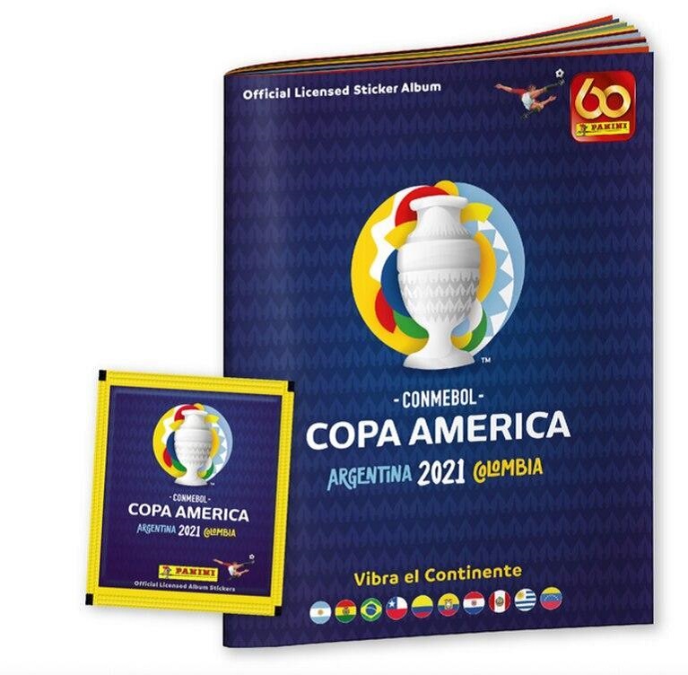 Album + 50 sobres de la Copa America Argentina-Colombia 2021 - Panini