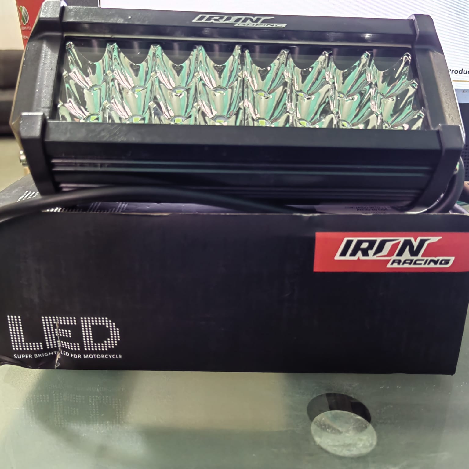 FARO AUXILIAR HYPER LEDS IR-1860 12-80V 72W 7000K 4800LM NEGRO