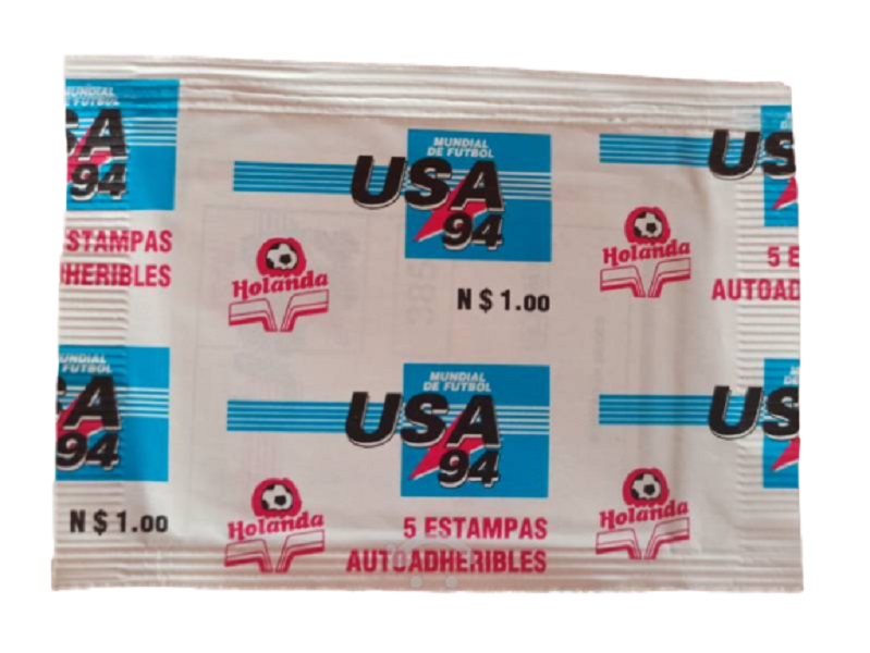Sobre con 5 Estampas del Album Mundial USA 94 - Panini