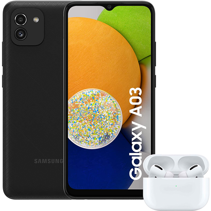 Celular SAMSUNG Galaxy A03 4GB 64GB Audifonos Inalambricos