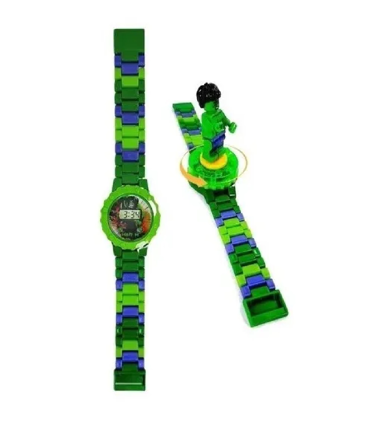 Reloj Lego Superheroes Ajustable Hulk