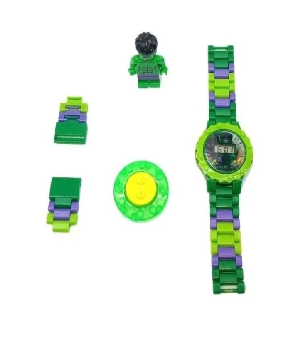 Reloj Lego Superheroes Ajustable Hulk