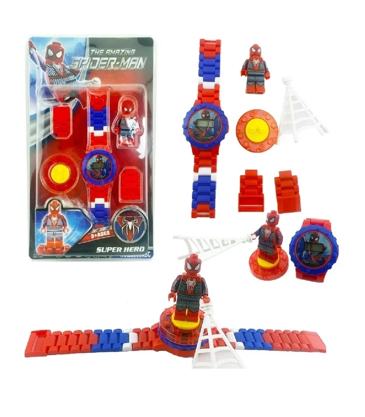 Reloj Lego Superheroes Ajustable Spiderman