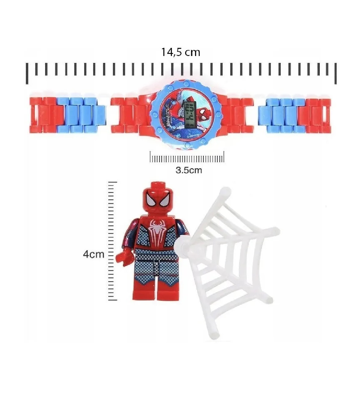 Reloj Lego Superheroes Ajustable Spiderman