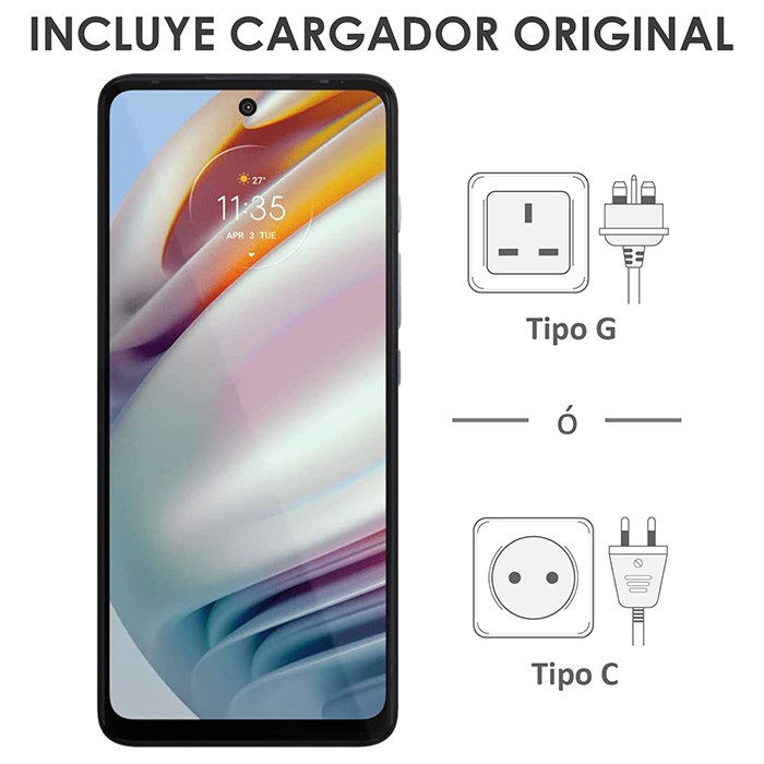 Celular MOTOROLA Moto G60 4GB 128GB Audífonos Inalámbricos 