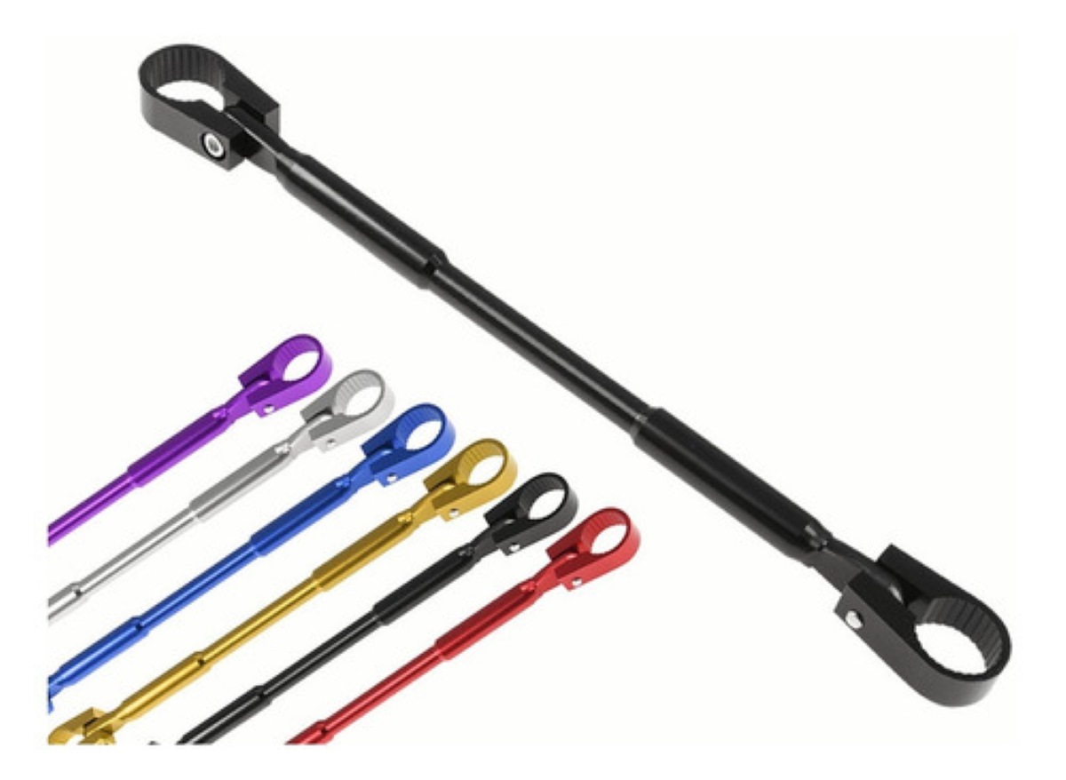 Barra Estabilizador para Manubrio Moto Negro