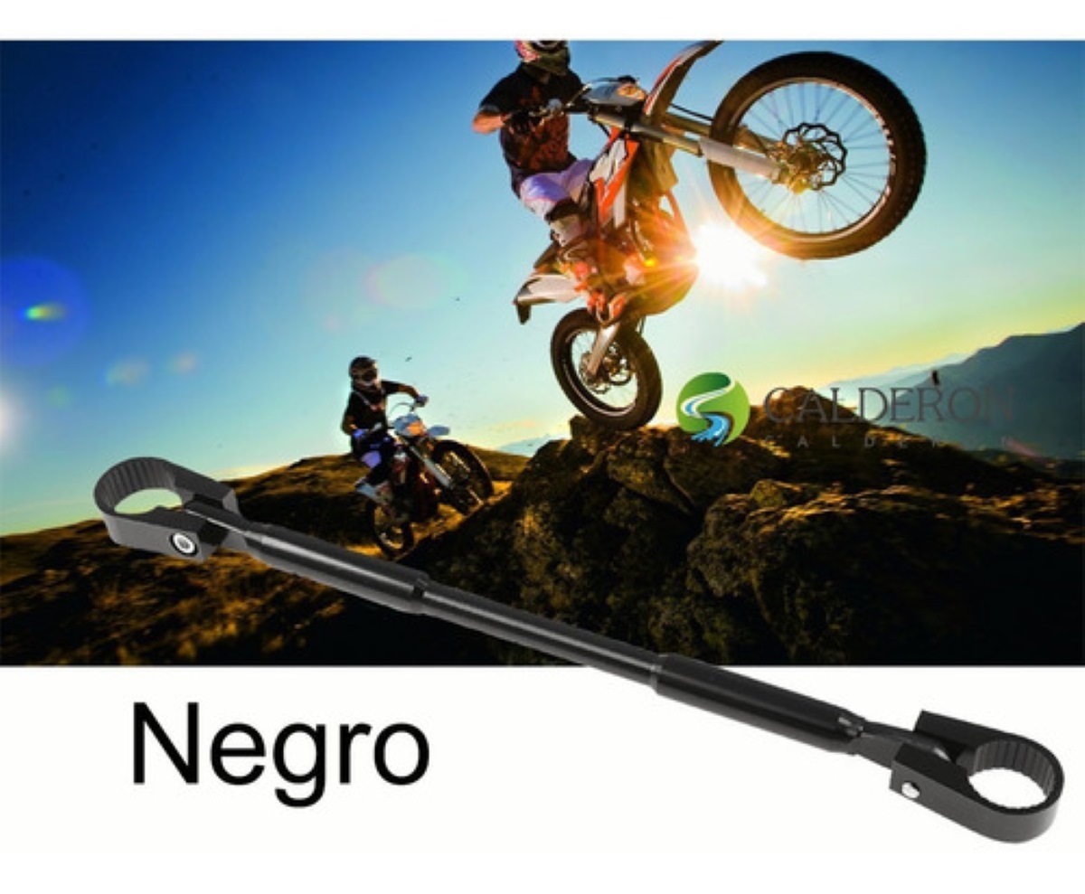 Barra Estabilizador para Manubrio Moto Negro