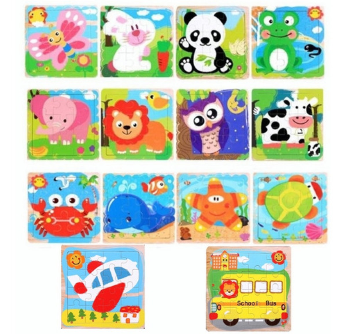 Juguete Didactico Rompecabezas de Madera 