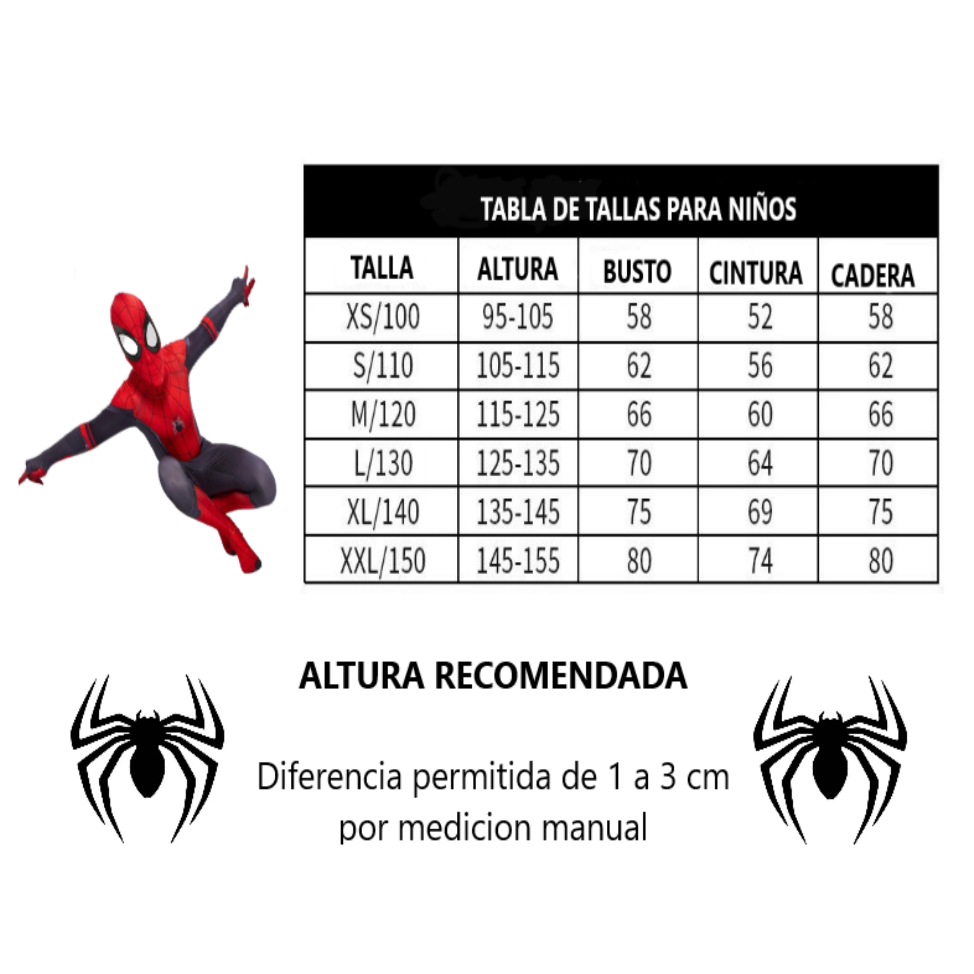 Disfraz Hombre Araña para Niños LEJOS DE CASA 
