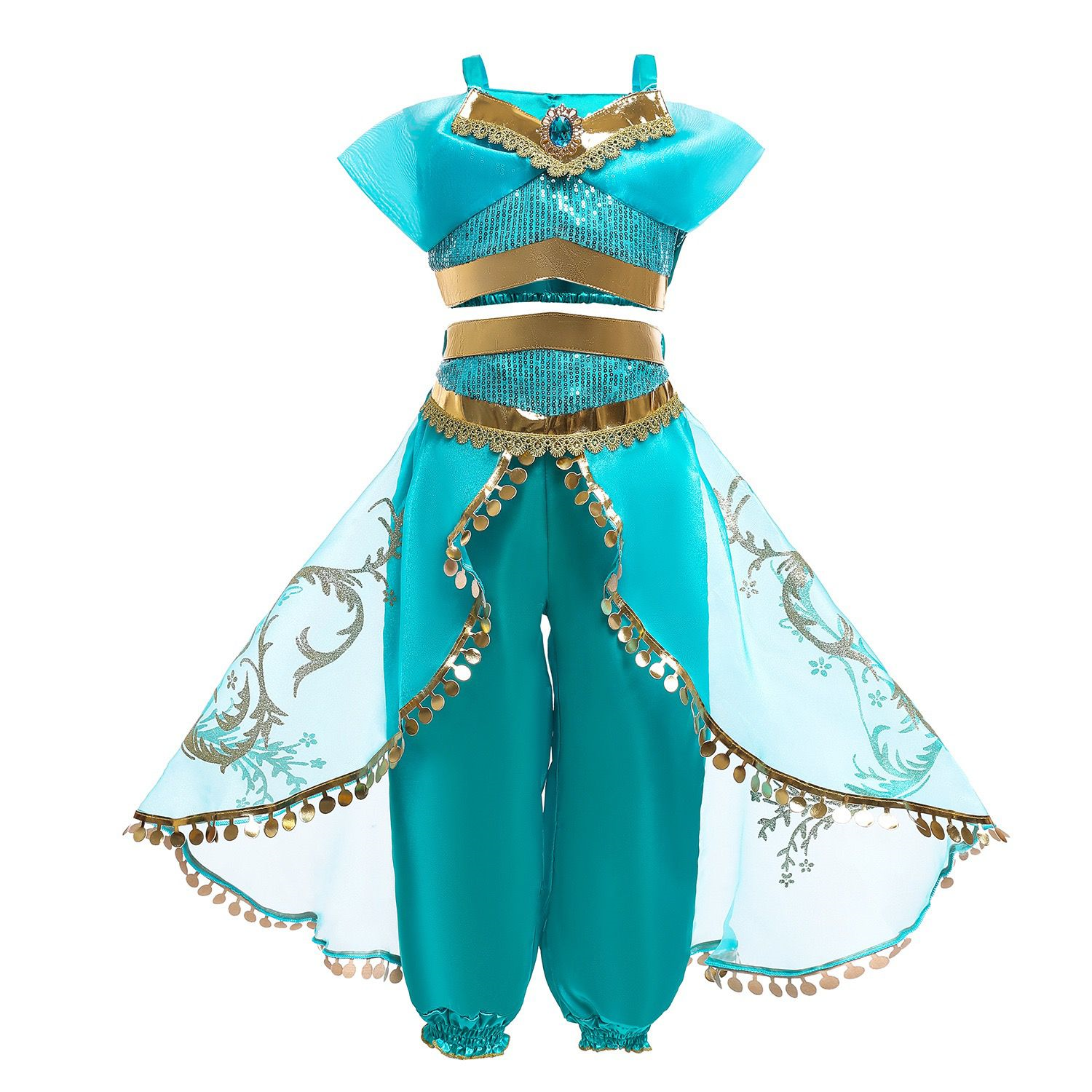 Disfraz de Princesa Jasmine con Lentejuelas