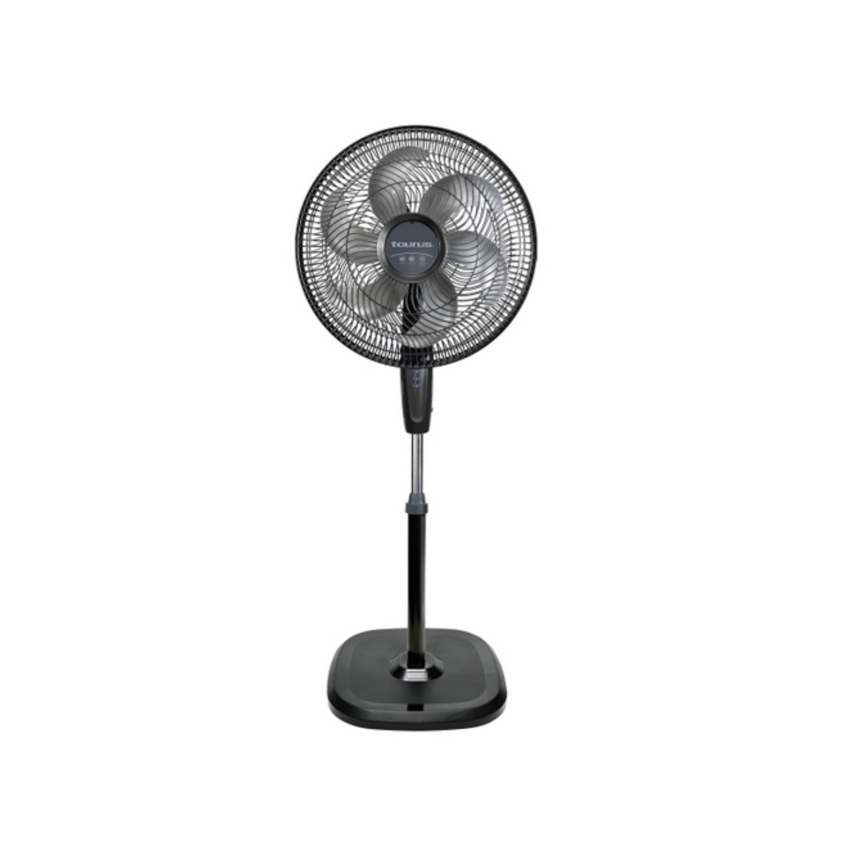 Taurus silent power - ventilador de pedestal, 6 aspas aerodinámicas, 3 velocidades, 18 pulgadas con tecnología ecojet