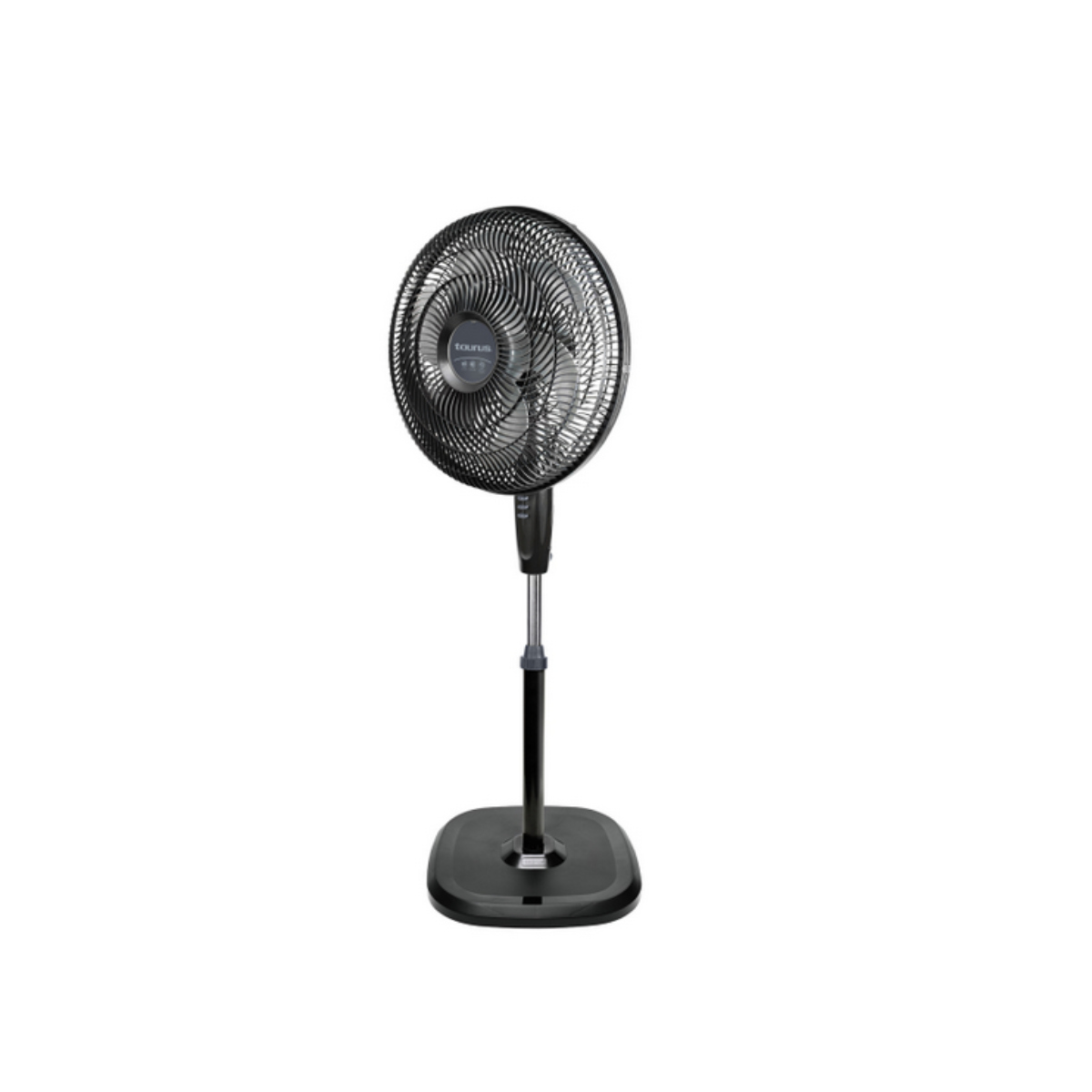 Taurus silent power - ventilador de pedestal, 6 aspas aerodinámicas, 3 velocidades, 18 pulgadas con tecnología ecojet