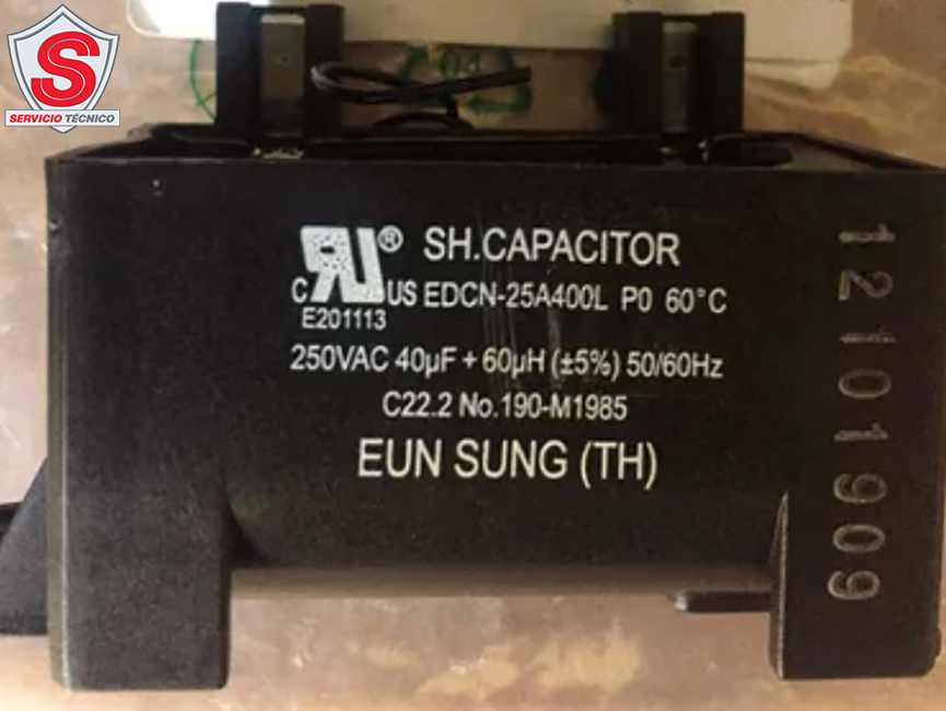 Capacitor 6120fa1415m Original Para Lavadora LG.