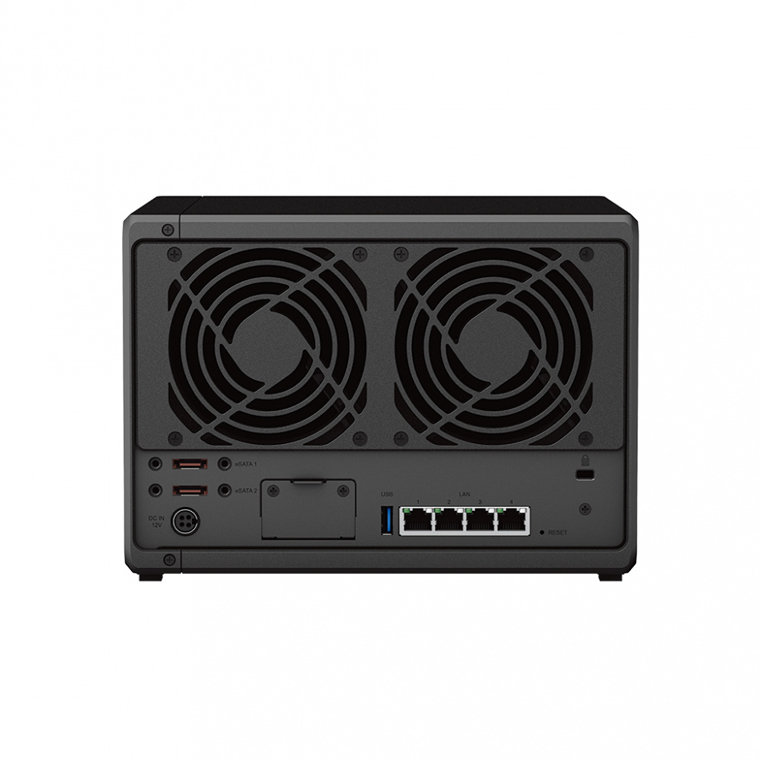 Synology DiskStation DS1522 NAS de 5 Bahías, AMD Ryzen R1600 2.60GHz, SATA, Negro - no Incluye Discos Duros