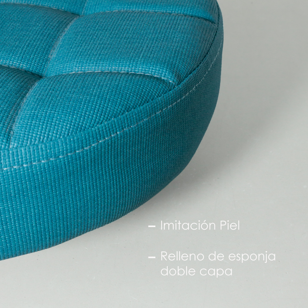 2 Sillas de bar taburete celosía redondo ajustable con ruedas