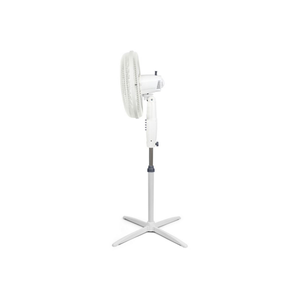 Taurus autros ventilador de pedestal, ecojet, 16 pulgadas, 3 velocidades, 5 aspas, amplia oscilación y cabezal de inclinación ajustable, silencioso.