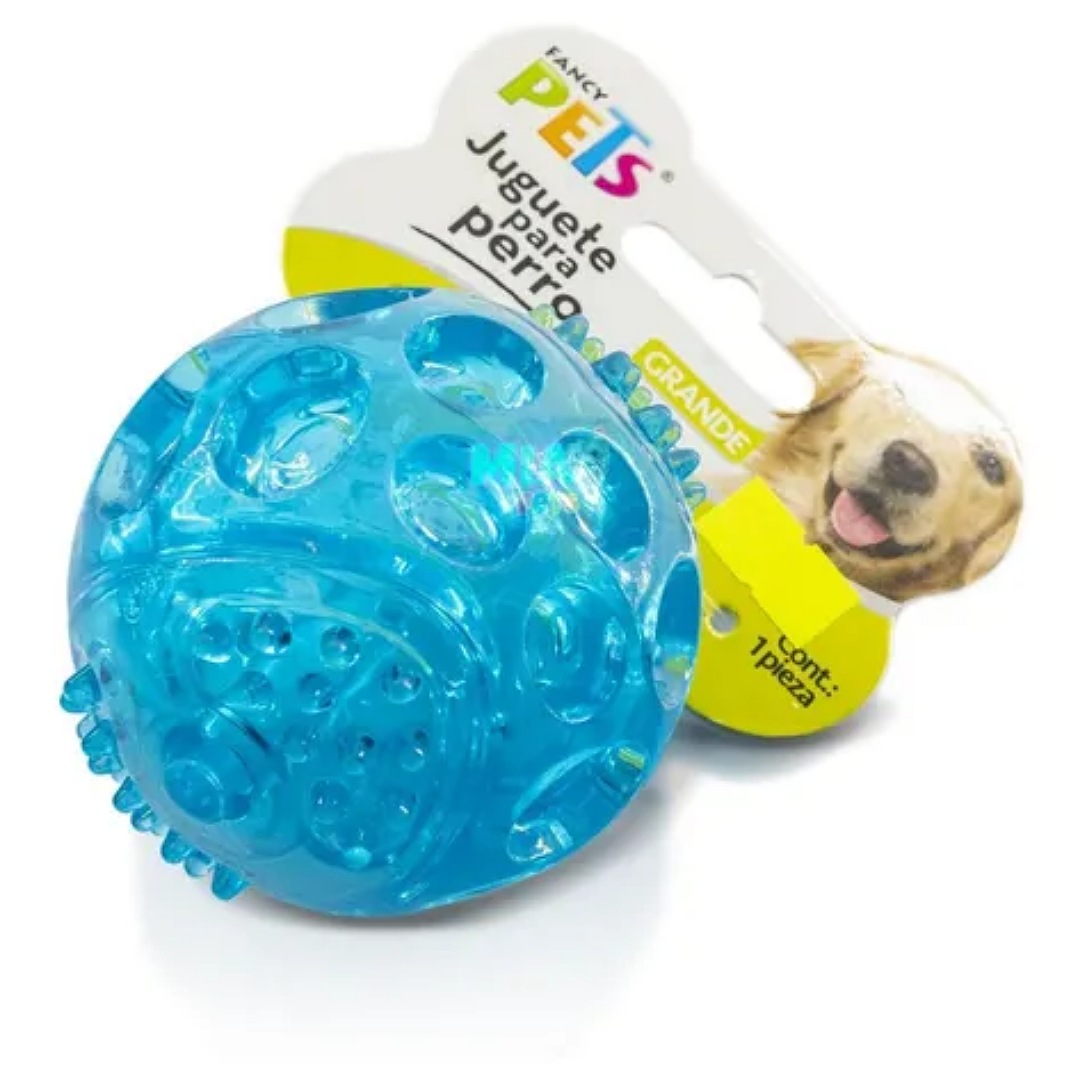 Juguete para Perro Pelota Celeste Talla M GENERICO