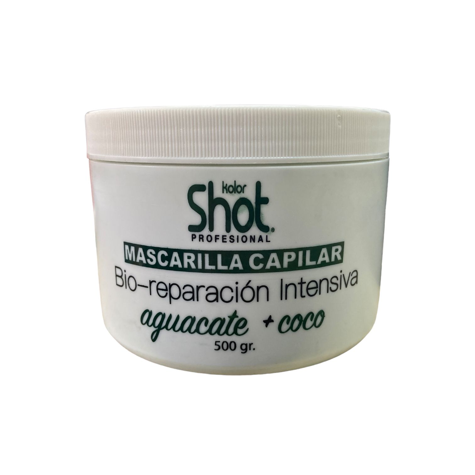 Kolor Shot Mask bio-rep intensiva aguacate+coco 500gr 