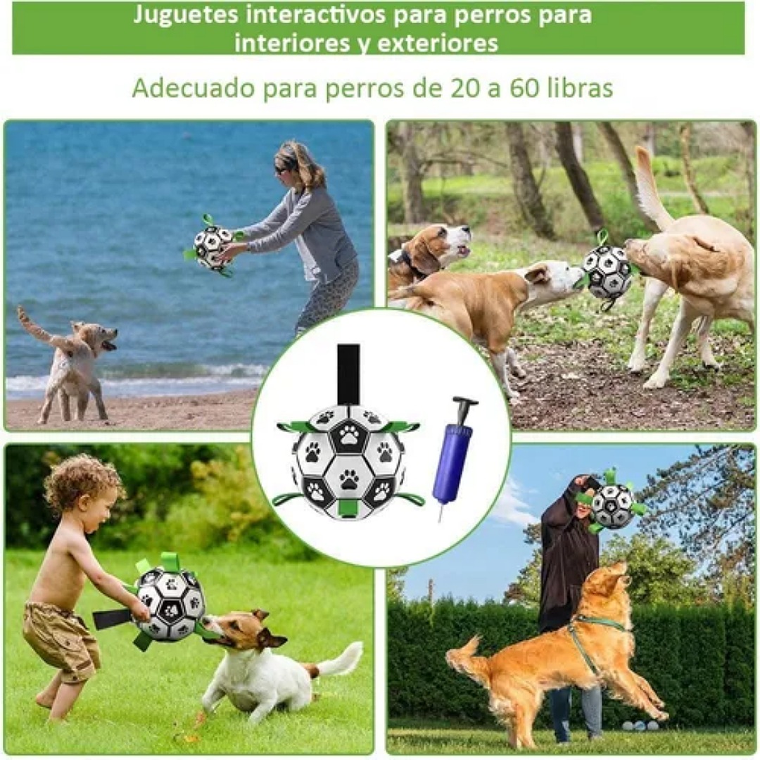 Juguetes Para Perros Balón De Fútbol Juguete Multifuncional