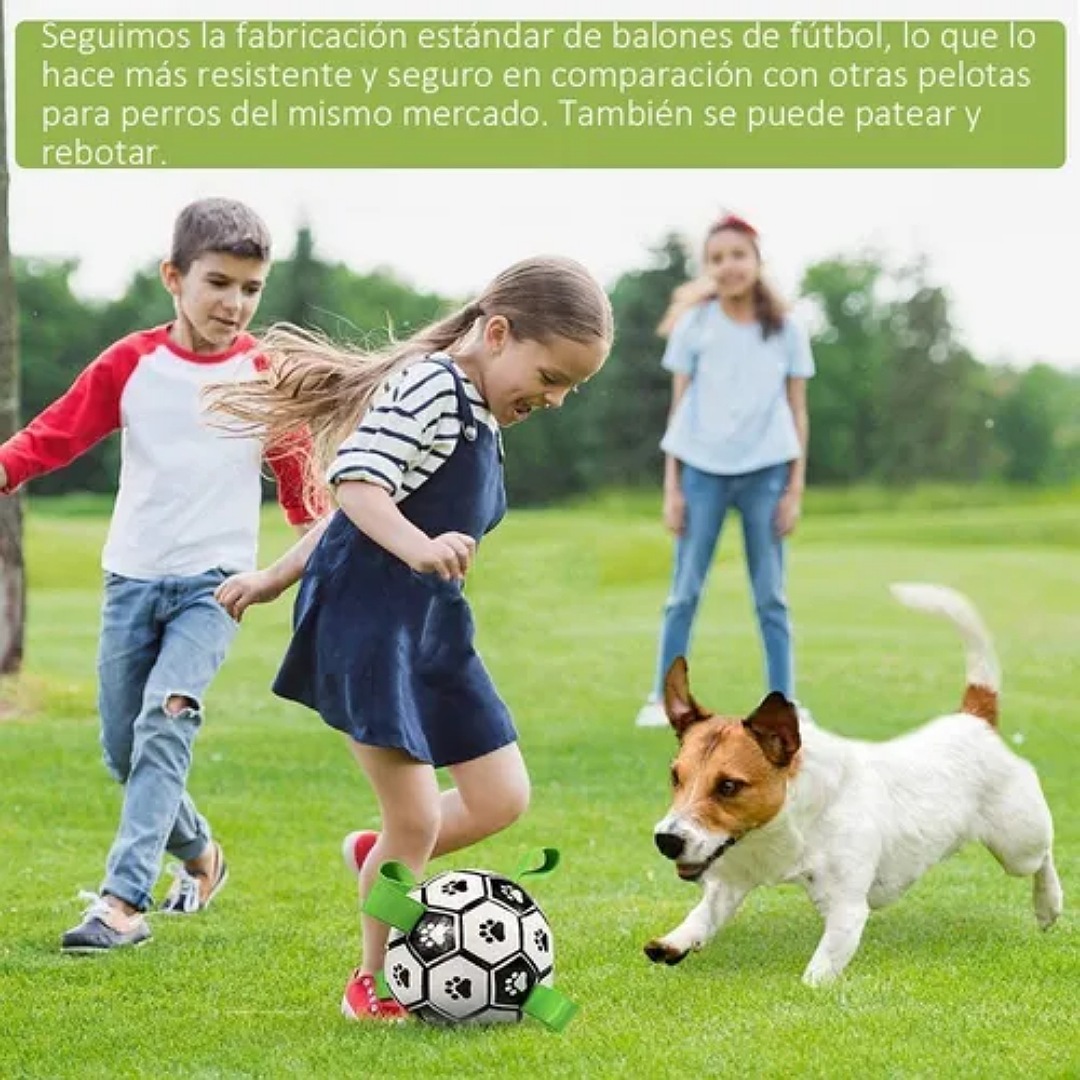 Juguete para Perro Pelota de Futbol con Luz