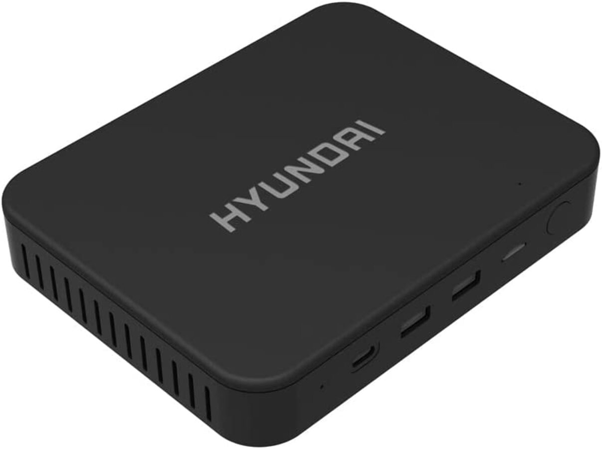 Mini PC Hyundai HTN4020MPC, Intel Celeron 4GB, 64GB eMMC, Windows 10 Pro 