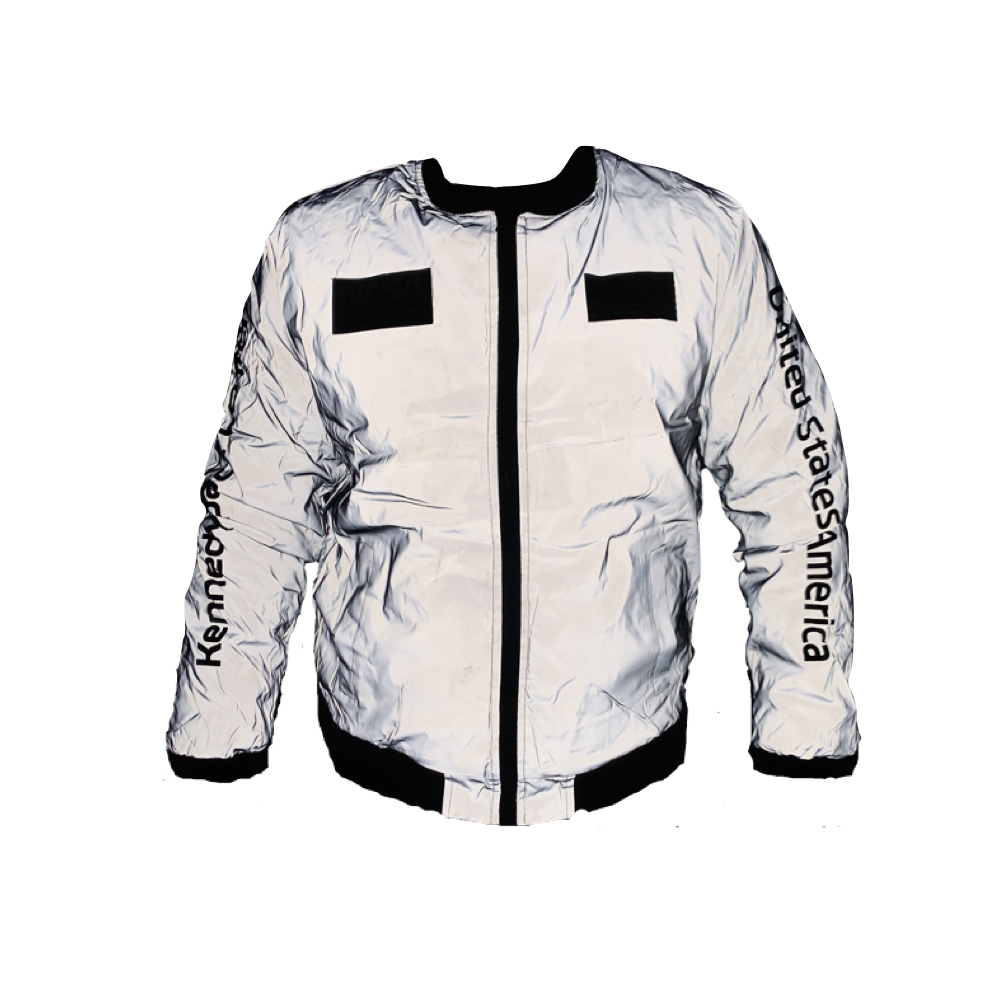 Chamarra Nasa Original tipo Bomber Reflejante para Hombre