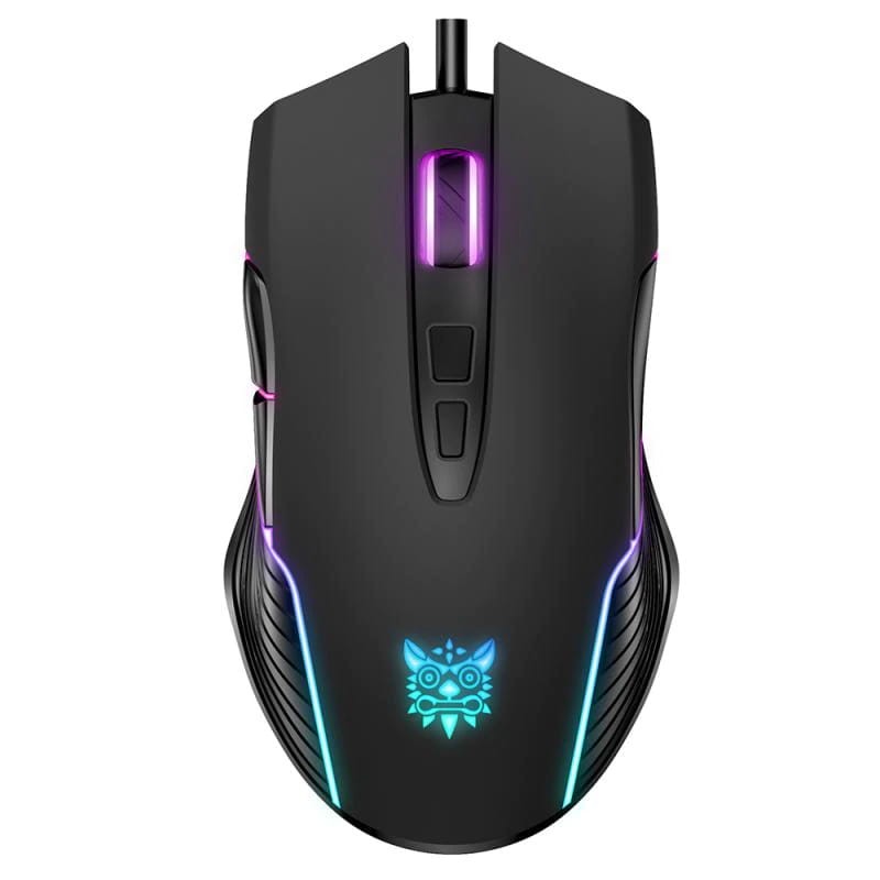 Mouse Gamer Onikuma Cw905 Luz Rgb 7 Botones 6400 Dpi