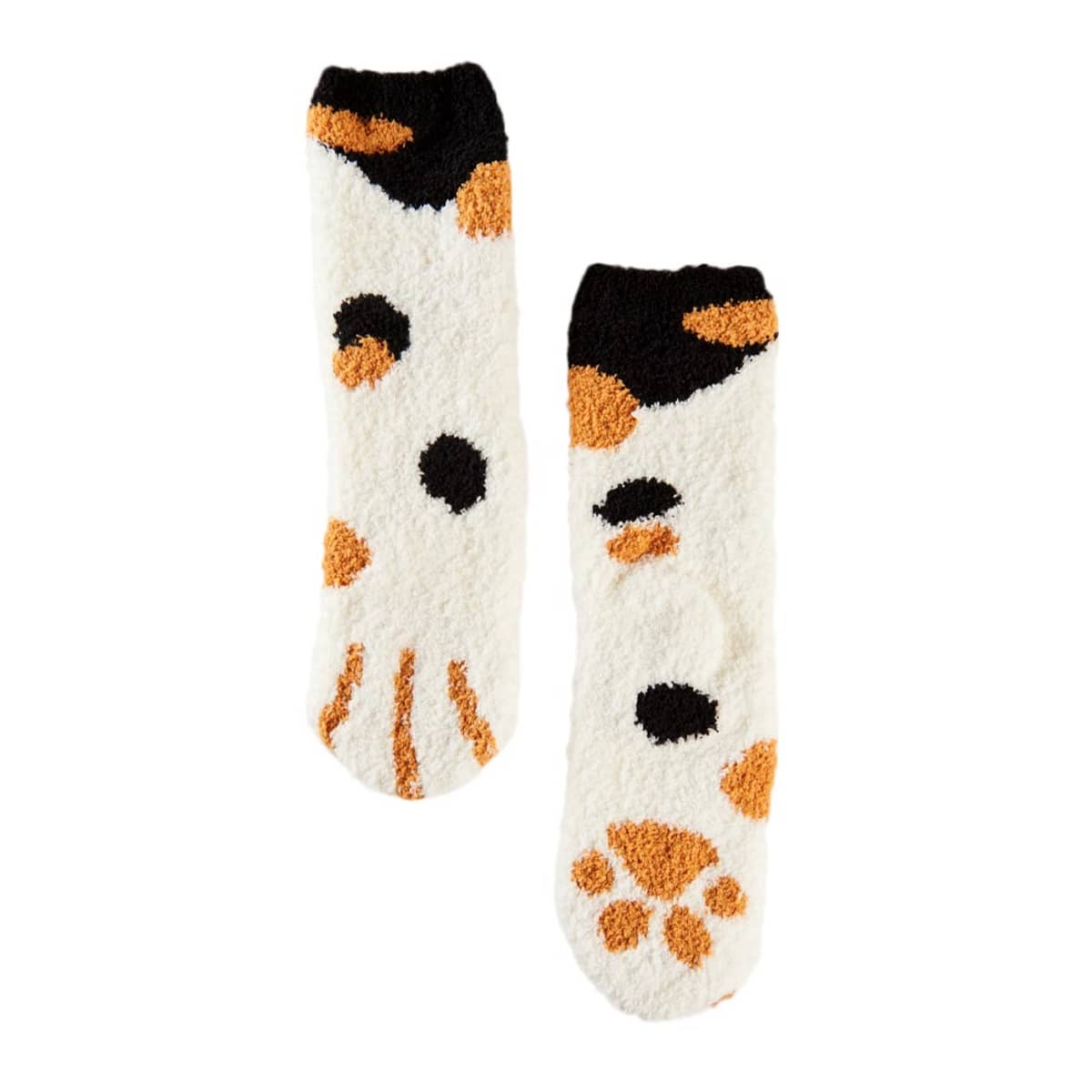 Set de 2 pares de calcetas con huellitas de animales, al azar, calentadoras, para mujer, marca Love to Lounge, mod. 1054140