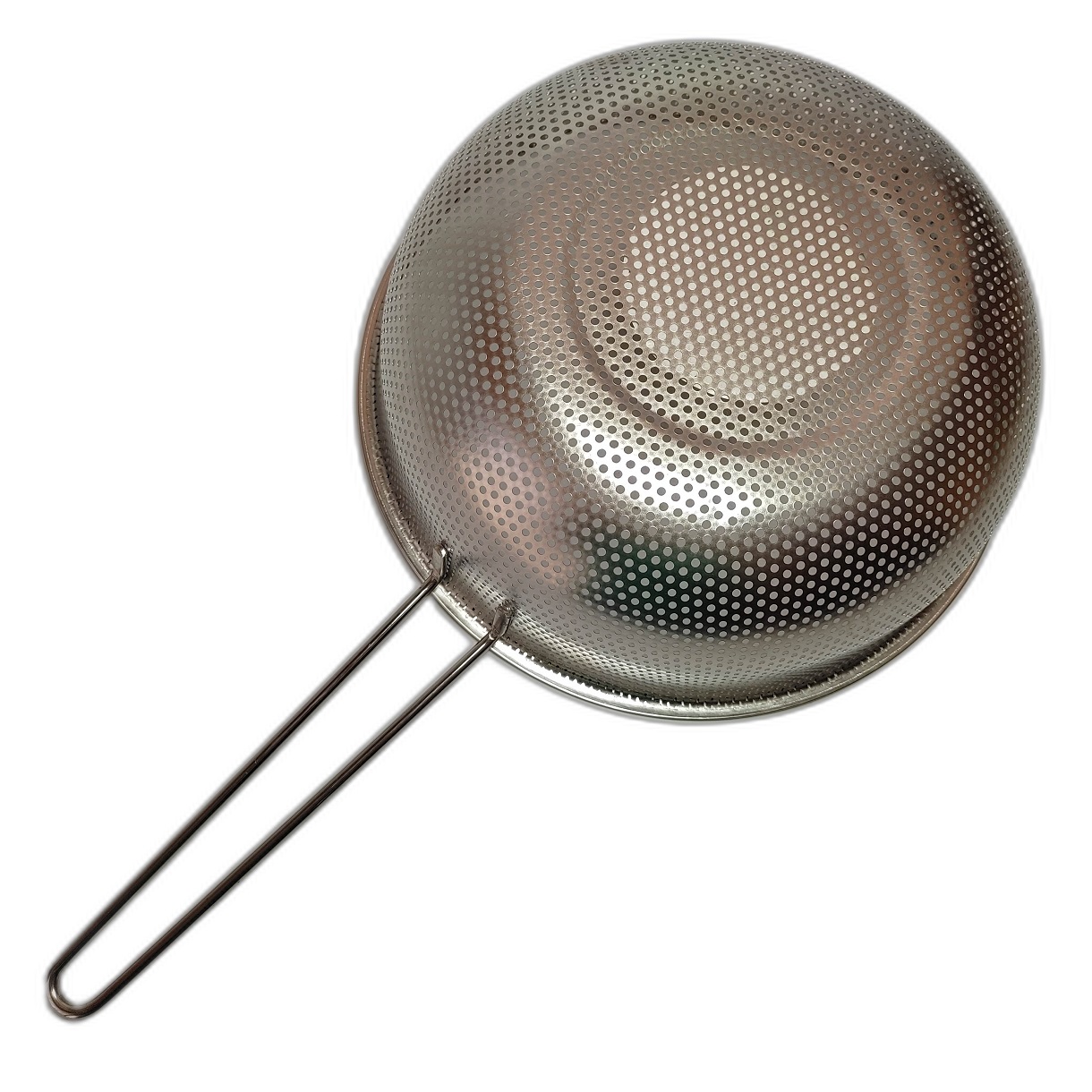 Juego de 2 Piezas Colador Escurridor de Acero Inoxidable Microperforado Diámetro 25.5cm 