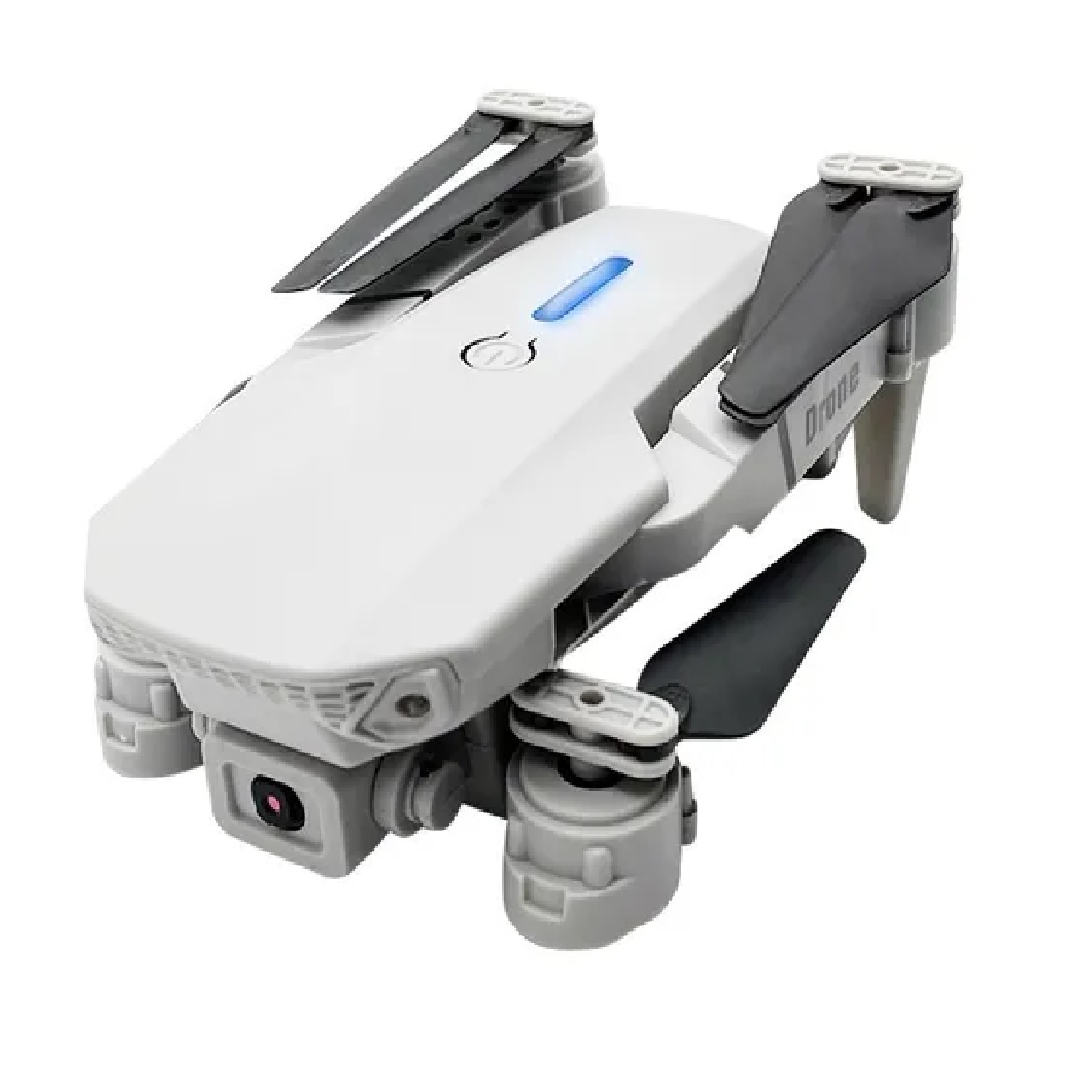 Mini Drone Con Cámara Cuadricoptero Control Remoto Y Estuche Gris