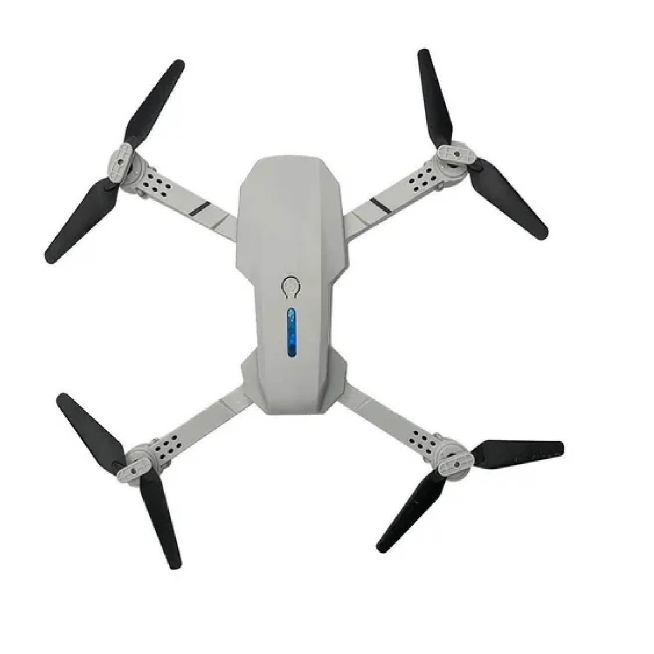 Mini Drone Con Cámara Cuadricoptero Control Remoto Y Estuche Gris