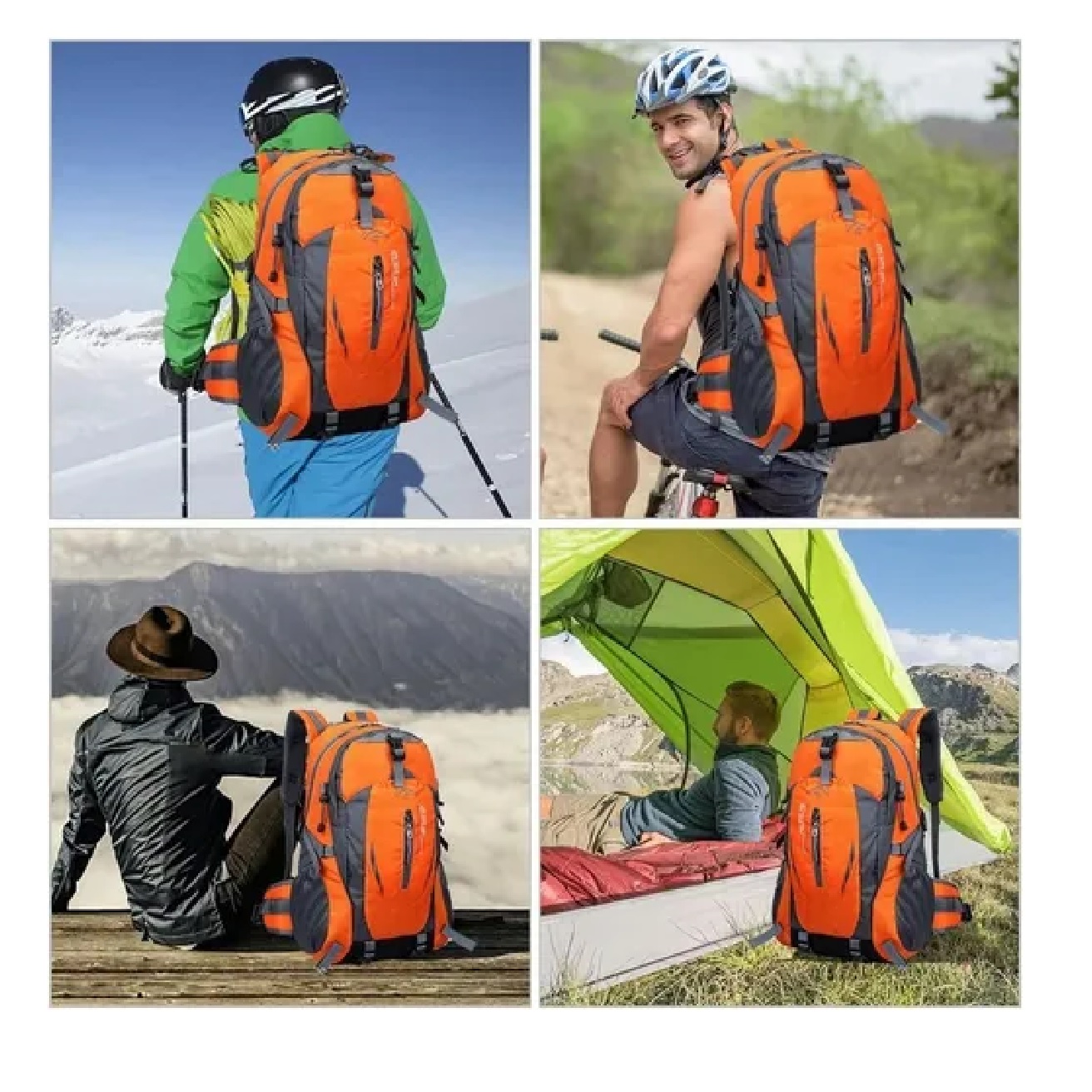 Mochila Deporte Viaje Impermeable Para Alpinismo Senderismo