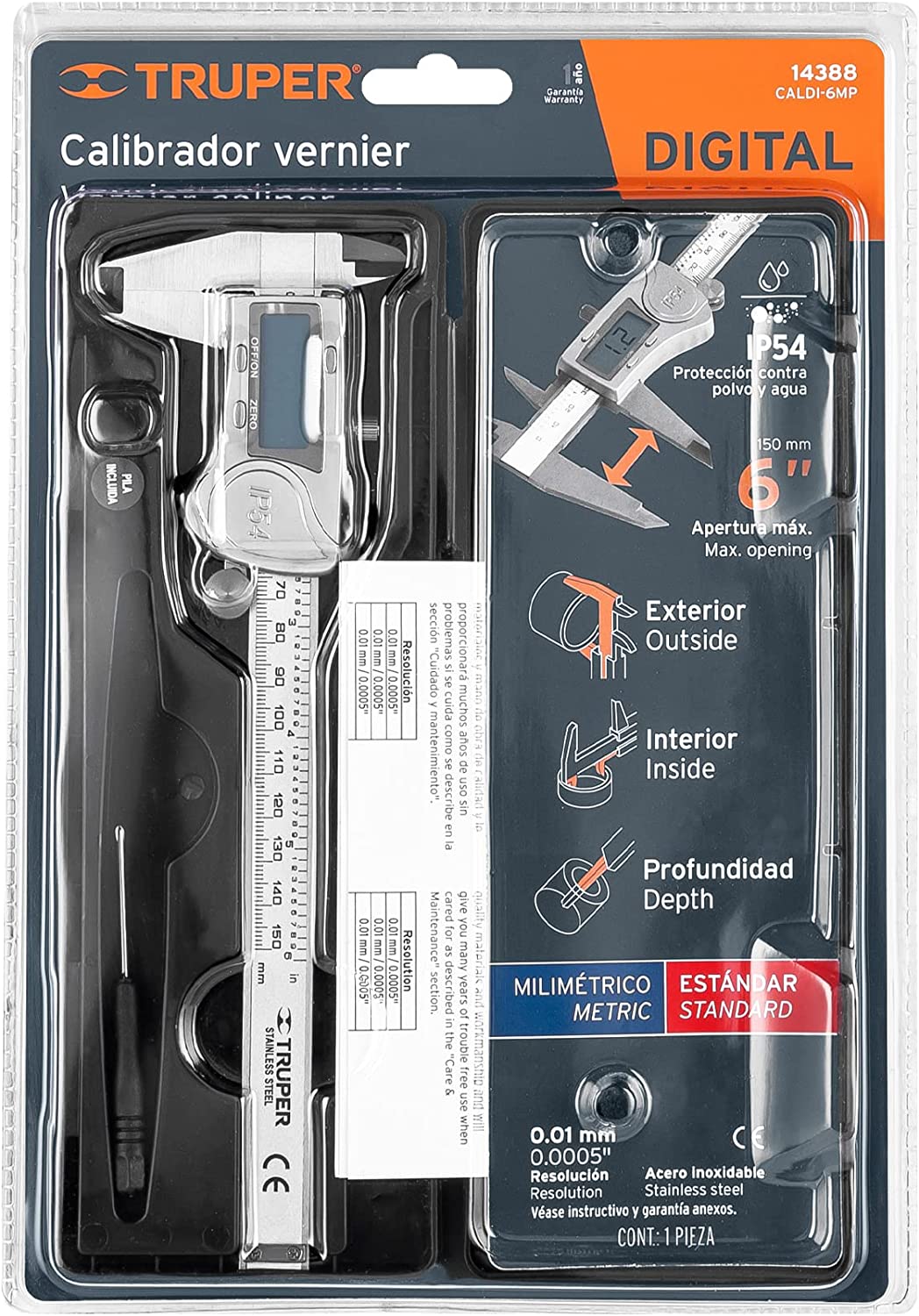 Calibrador Digital CALDI-6MP