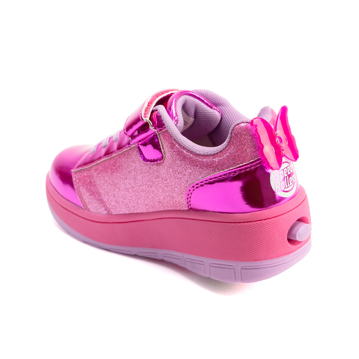 Tenis Patín Para Niña Speed Rollers Flying Rollers Color Rosa