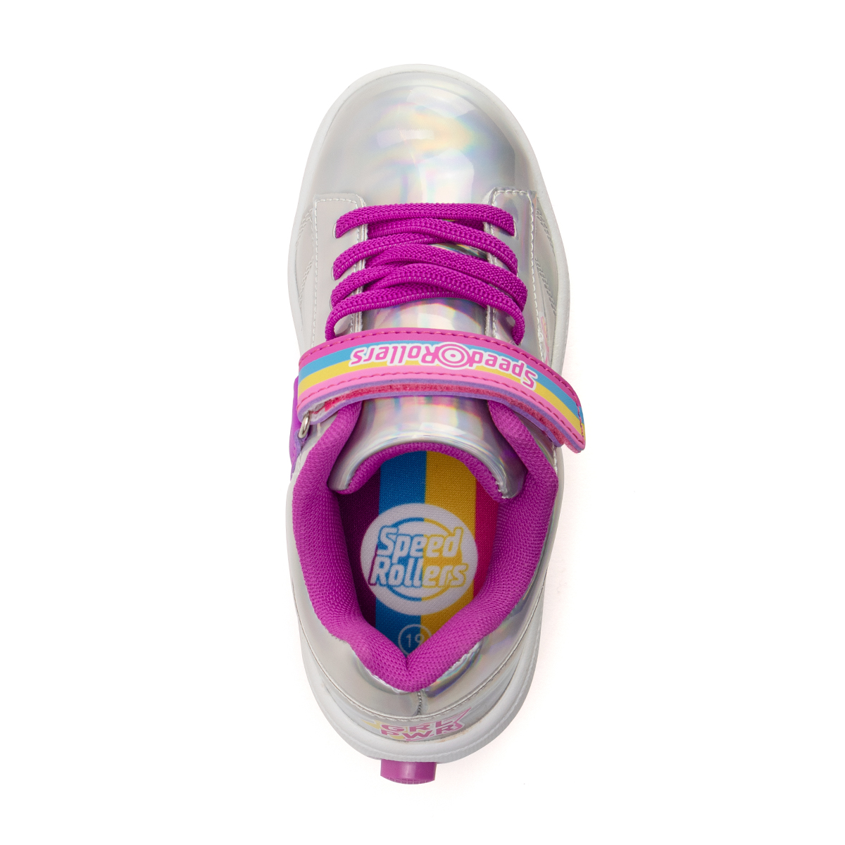 Tenis Patín Para Niña Speed Rollers Girl Pawer Color Plata