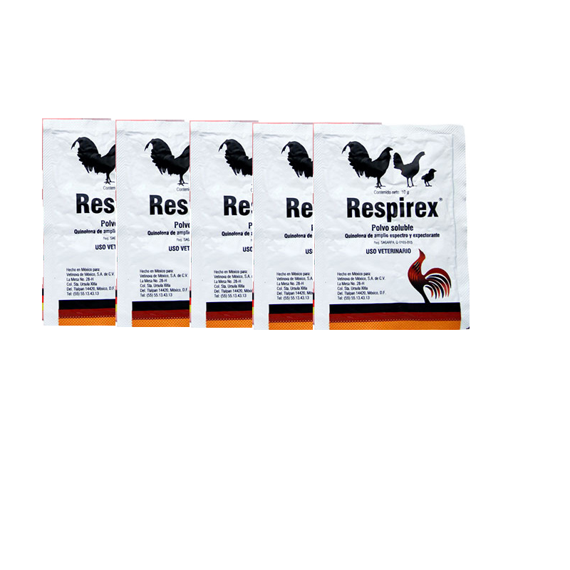 Respirex polvo soluble 10 gramos (5 piezas)