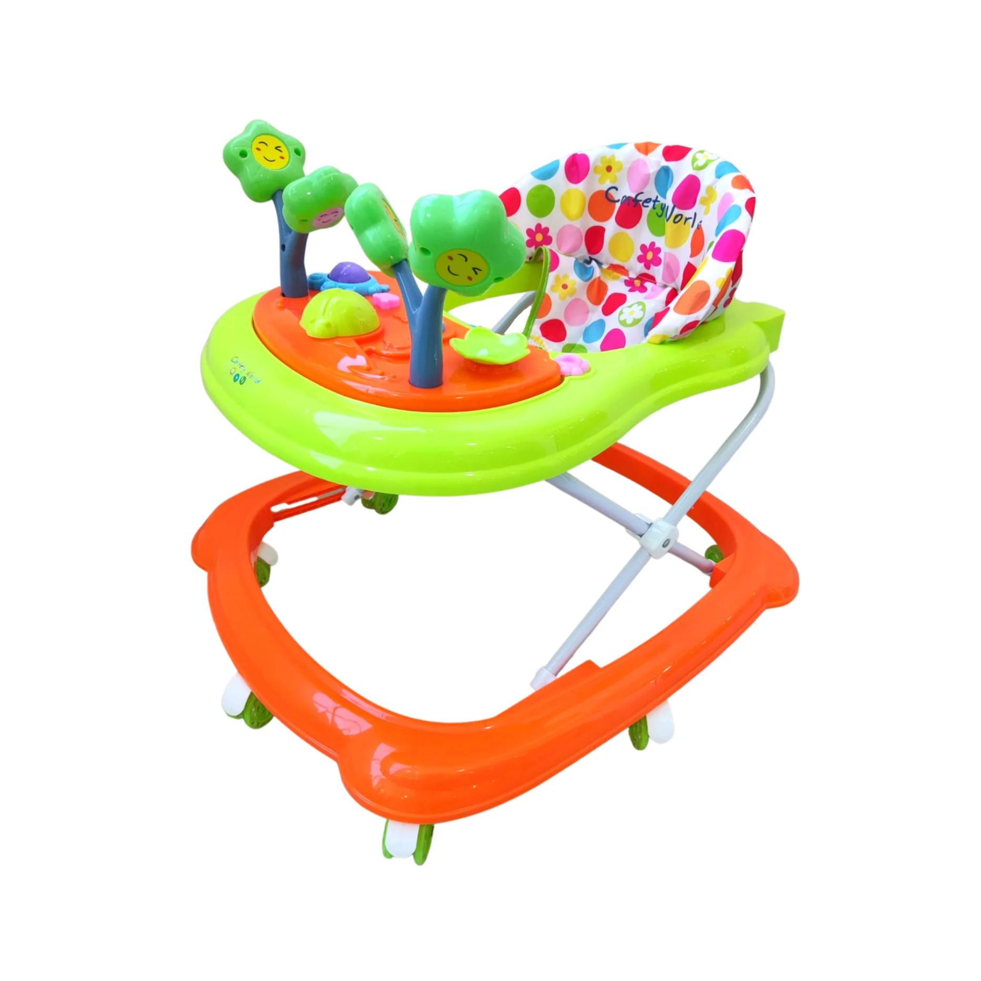 Andadera Para Bebes Confety Musical Catarina Naranja