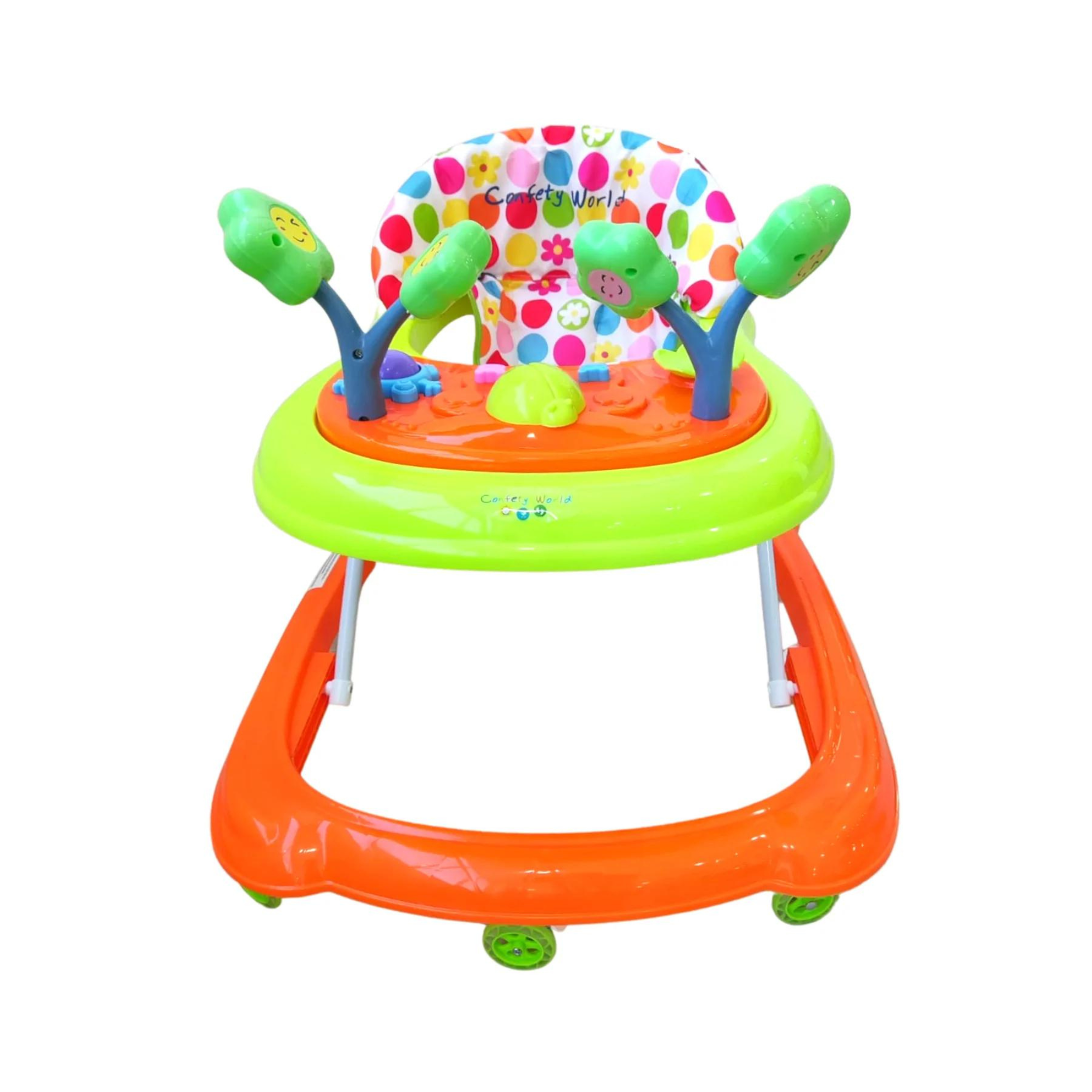 Andadera Para Bebes Confety Musical Catarina Naranja