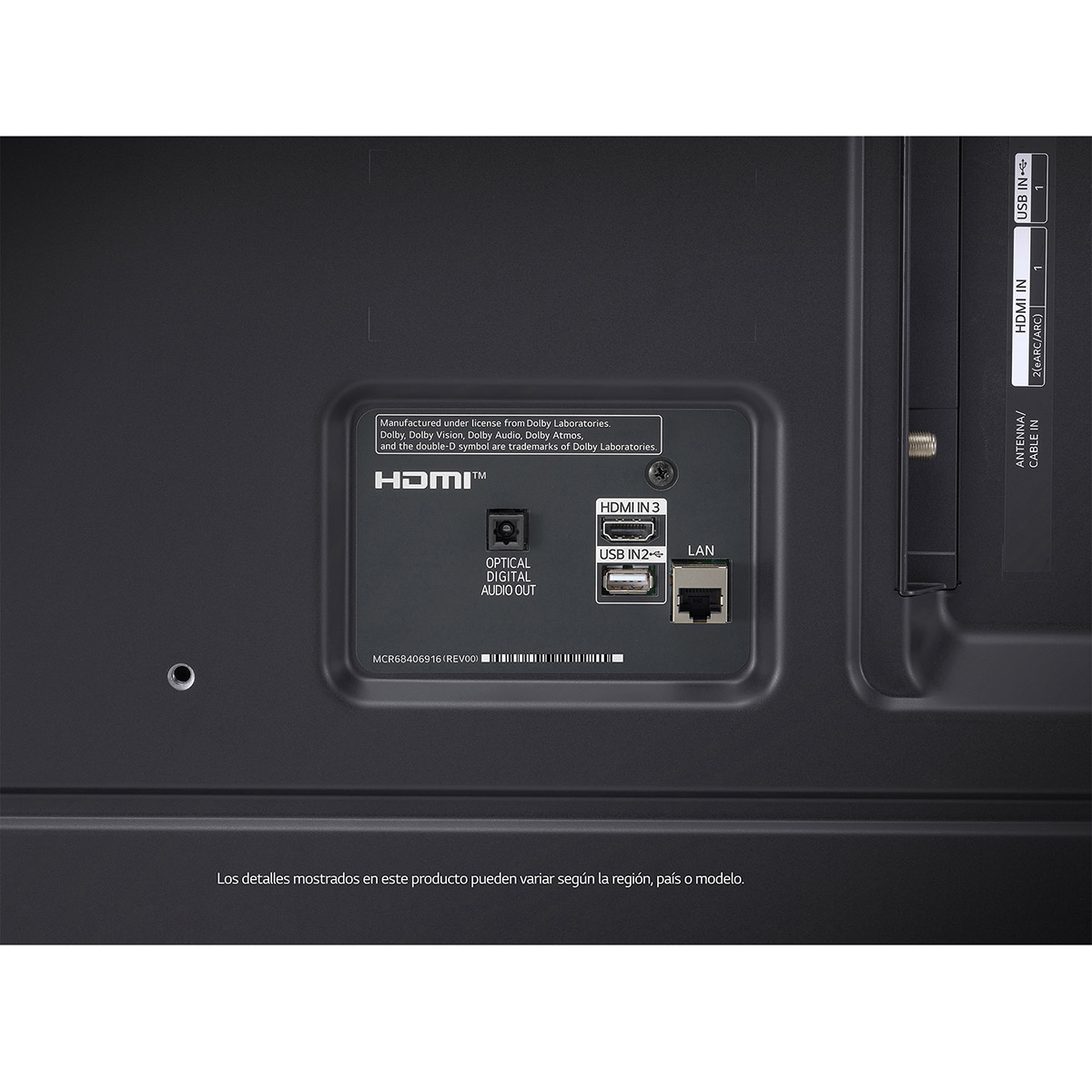 Pantalla LG 50" NanoCell TV 4K SMART TV con ThinQ AI 50NANO75SQA