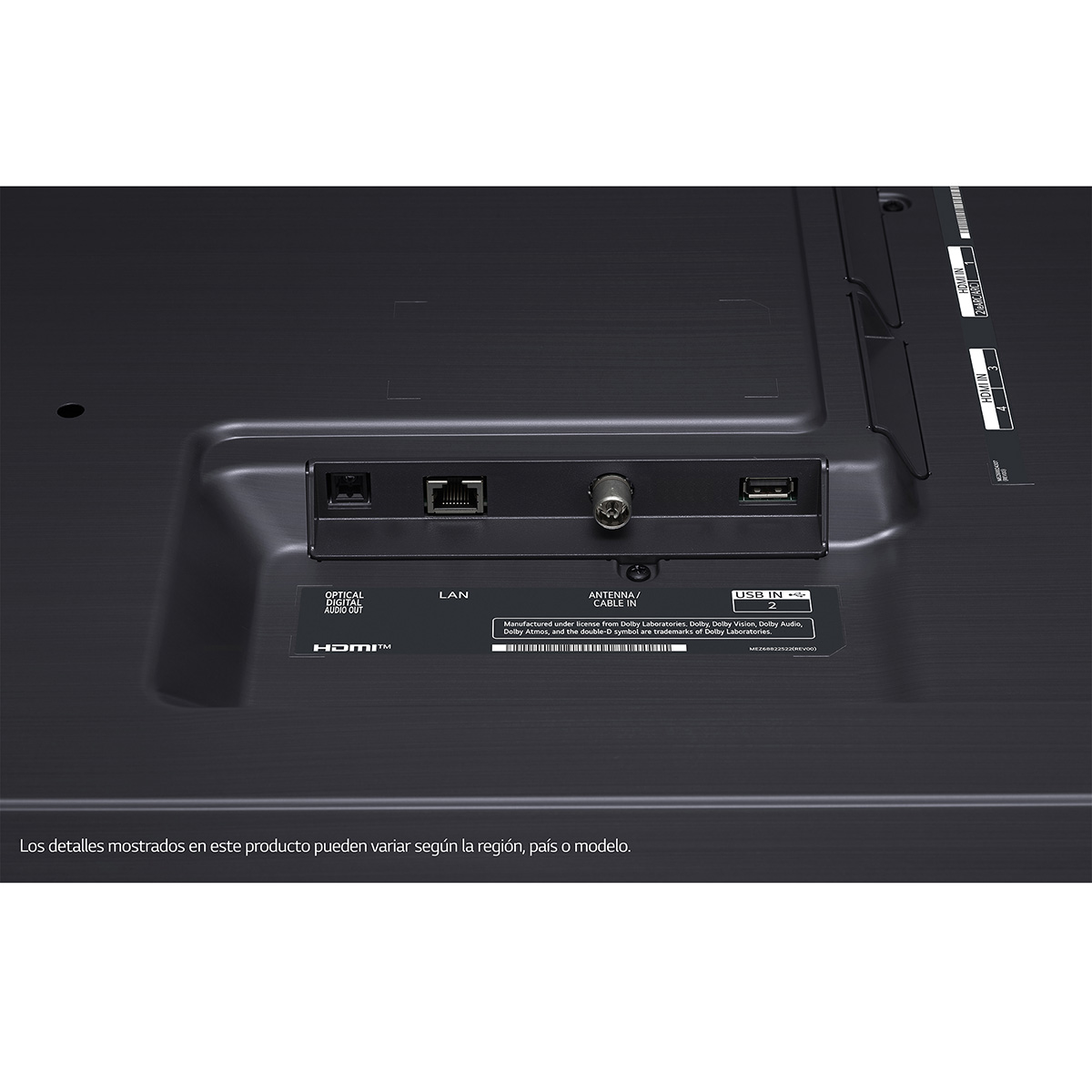 Pantalla LG 55" NanoCell TV 4K SMART TV con ThinQ AI 55NANO80SQA