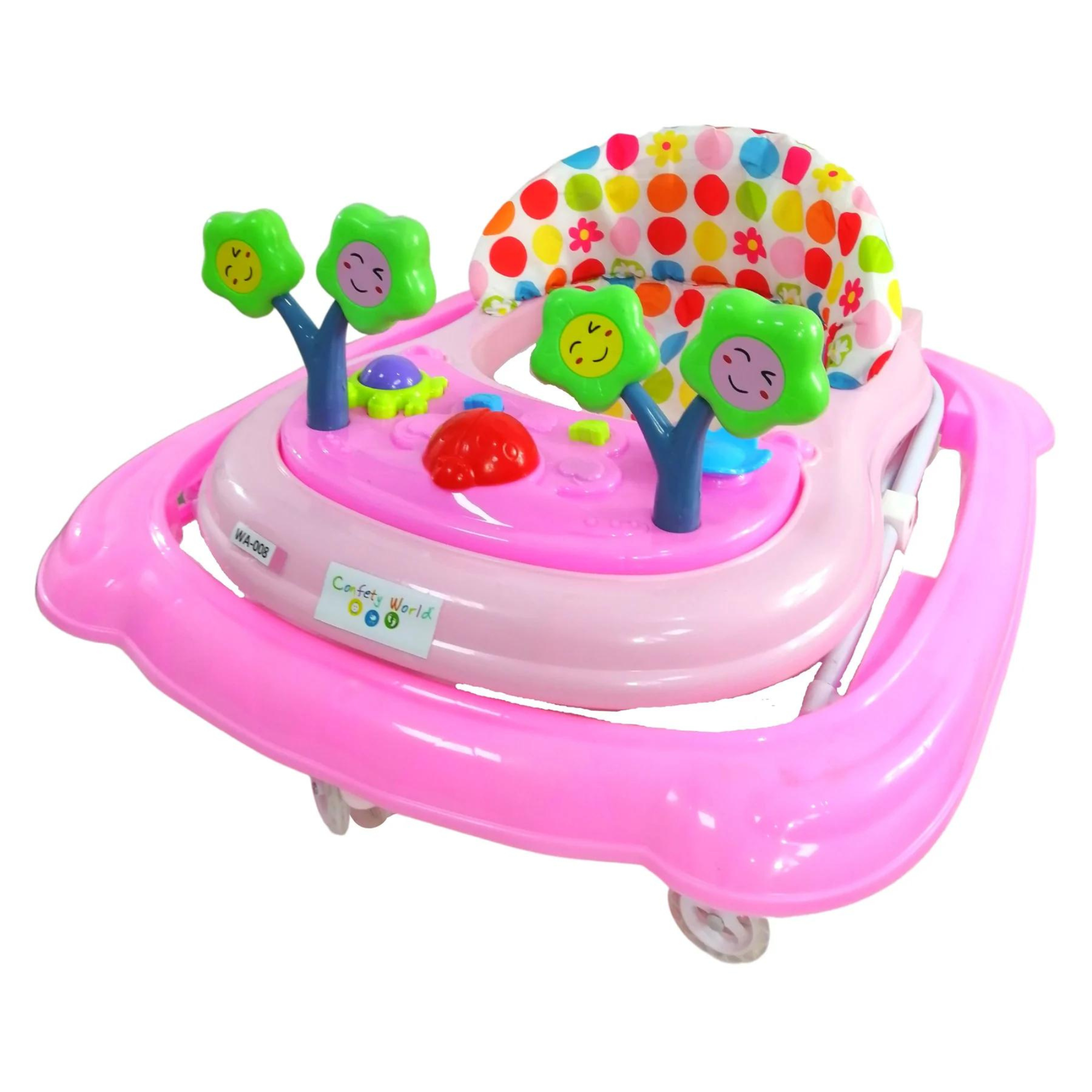 Andadera Para Bebes Confety Musical Catarina Rosa