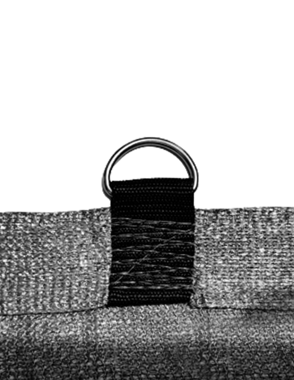 Hanlob Malla Sombra 4x2 m Gris para Exteriores con Argollas, 90% de Sombra, Bloqueo de Rayos UV, Sombra Raschel para Jardín o Terraza, Resistente a Lluvias, Fácil y Lista para Instalar.